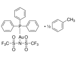 [Bis(trifluoromethanesulfonyl)imidate](triphenylphosphine)gold(I) (2:1) toluene adduct 250MG