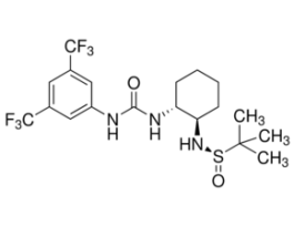 (R)-N-[(1R,2R)-2-(3-(3,5-Bis(trifluoromethyl)phenyl)ureido)cyclohexyl]-tert-butyl-sulfinamide96% 500MG