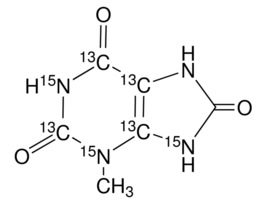 3-Methyluric acid-2,4,5,6-13C4, 1,3,9-15N398 atom % 15N, 99 atom % 13C, 98% (CP) 2MG