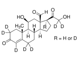 Aldosterone-2,2,4,6,6,21,21-d7(with variable deuteration on C17), 98 atom % D (based on d7), 98% (CP) 1MG