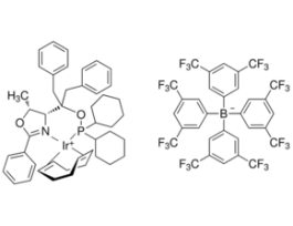 1,5-Cyclooctadiene{[dibenzyl((4R,5R)-5-methyl-2-phenyl-4,5-dihydro-4-oxazolyl)methyl]dicyclohexylphosphinite kappaN:kappaP}iridium(I) tetrakis(3,5-bis(trifluoromethyl)phenyl)borate97% 1G