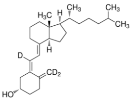 Vitamin D3(6,19,19-d3) solution1 mg/mL in ethanol, 97 atom % D, 97% (CP)