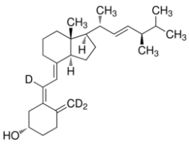 Vitamin D2 (6,19,19-d3) solution1 mg/mL in ethanol, 97 atom % D, 98% (CP)
