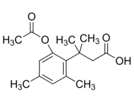 3-(2-Acetoxy-4,6-dimethylphenyl)-3-methylbutyric acid97% 1G