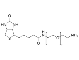 Poly(ethylene glycol) 2-aminoethyl ether biotinaverage Mn 5,300