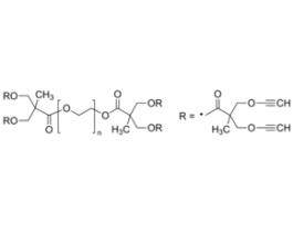 Poly(ethylene glycol), 8 acetylene dendron, generation 2average Mn 6,900