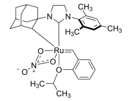 [2-(1-Methylethoxy-O)phenylmethyl-C](nitrato-O,O'){rel-(2R,5R,7S)-tricyclo[3.3.1.13,7]decane-2,1-diyl[3-(2,4,6-trimethylphenyl)-1-imidazolidinyl-2-ylidene]}ruthenium 2G