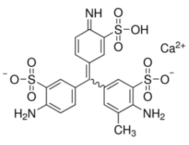 Acid Fuchsin calcium saltcertified by the Biological Stain Commission, Dye content 70 % 100G