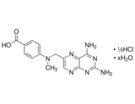 4-[N-(2,4-Diamino-6-pteridinylmethyl)-N-methylamino]benzoic acid hemihydrochloride hydrate95% 100MG
