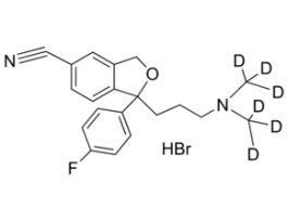 Citalopram-D6 hydrobromide solution100 mug/mL in methanol (as free base), ampule of 1 mL, certified reference material