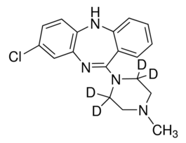Clozapine-D4 solution100 mug/mL in methanol, ampule of 1 mL, certified reference material