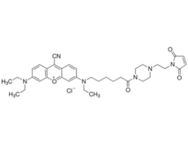 9-Cyano-N,N,N'-triethylpyronine-N'-caproic acid N4-(maleimidoethyl)piperazide chloride>=80% (HPLC)