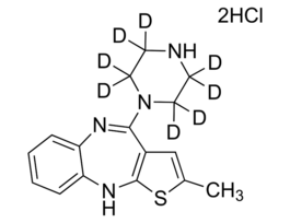 N-Desmethylolanzapine-d8 dihydrochloride solution100 mug/mL in acetonitrile: water (1:1) (as free base), ampule of 1 mL, certified reference material