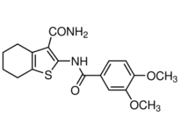 2-(3,4-Dimethoxy-benzoylamino)-4,5,6,7-tetrahydro-benzo[b]thiophene-3-carboxylic acid amide>=98% (HPLC), solid 5MG
