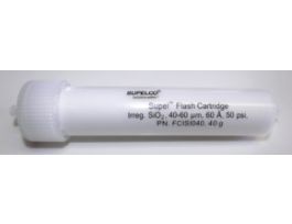 Supel(TM)Flash Cartridge40-63 mum, matrix active group silica, bed wt. 40 g, for use with Isco and Analogix flash systems