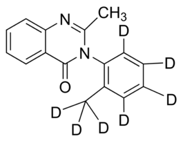 Methaqualone-D7 solution100 mug/mL in methanol, ampule of 1 mL, certified reference material