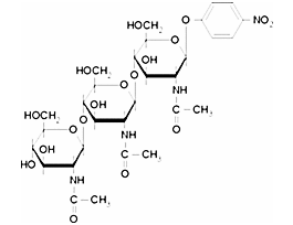4-Nitrophenyl beta-D-N,N',N''-triacetylchitotriosechitinase and lysozyme substrate