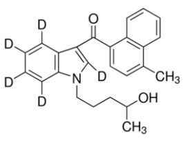 JWH-122 4-Hydroxypentyl metabolite-D5 solution100 mug/mL in methanol, ampule of 1 mL, certified reference material