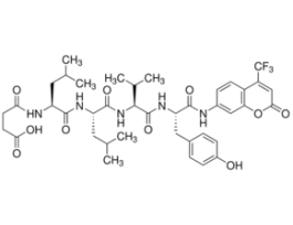 N-Succinyl-Leu-Leu-Val-Tyr-7-amido-4-trifluoromethylcoumarin>=98% (HPLC), solid