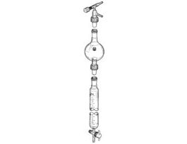 Flash-chromatography assembly with threaded jointscapacity 200 mL, Standard column, Joint: ST/NS 24/40