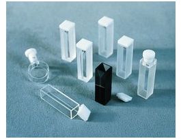 UV quartz cuvetteStandard rectangular, volume 3.5 mL, PTFE stopper