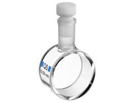 Hellma(R) cylindrical absorption cuvettesSuprasil(R) quartz, limit 200-2,500 nm spectral range, pathlength 10 mm, chamber volume 2,800 muL