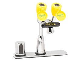 Eyesaver® SEF-1812 Batt. Op. Sensor Eyewash Faucet with Under-counter Mixing Valve
