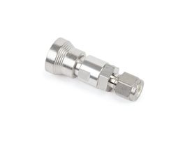 Female Quick Coupling, Stainless Steel, 1/4" Female Quick Coupling w/Shutoff, ea