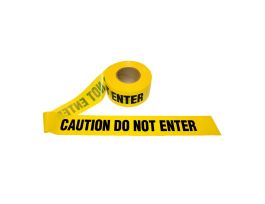 YELLOW CAUTION DO NOT ENTER