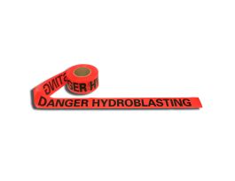 2.0 MIL RED DANGER HYDROBLASTING