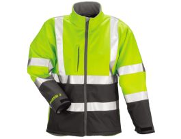 Phase 3™ Jacket – Fluorescent Yellow-Green-Charcoal Gray - Silver Reflective Tape