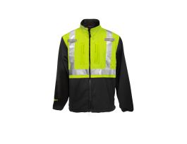 PHASE 2™ Jacket – Fluorescent Yellow-Green-Black - Silver Reflective Tape