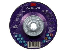 3M™ Cubitron™ 3 Cut and Grind Wheel, 89158, 36+, T27, 4-1/2 in x 1/8 in x 5/8 in-11 (115 x 3.2 mm x 5/8-11 in), ANSI, 10 ea/Case