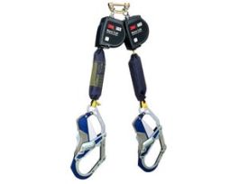 3M™ DBI-SALA® Nano-Lok™ Extended Length Twin-Leg Personal Self-Retracting Lifeline 3100616, Web, 9 ft