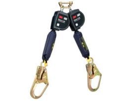 3M™ DBI-SALA® Nano-Lok™ Extended Length Twin-Leg Personal Self-Retracting Lifeline 3100615, Web, 9 ft