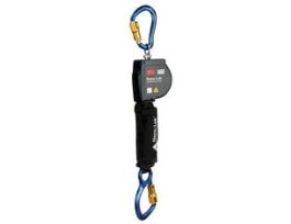 3M™ DBI-SALA® Nano-Lok™ Arc Flash Self-Retracting Lifeline with Anchor Hook 3100581, Web, Aluminum Carabiner, 8 ft