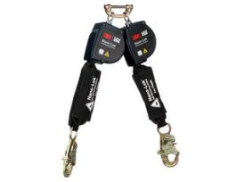 3M™ DBI-SALA® Nano-Lok™ Arc Flash Twin-Leg Personal Self-Retracting Lifeline 3100582, Kevlar® Fiber Web, 8 ft