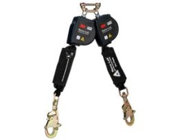 3M™ DBI-SALA® Nano-Lok™ Arc Flash Twin-Leg Personal Self-Retracting Lifeline 3100583, Kevlar® Fiber Web, 8 ft