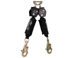 3M™ DBI-SALA® Nano-Lok™ Hot Work Twin-Leg Personal Self-Retracting Lifeline 3100566, Kevlar® Fiber Web, 6 ft