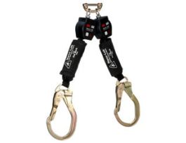 3M™ DBI-SALA® Nano-Lok™ Hot Work Twin-Leg Personal Self-Retracting Lifeline 3100568, Kevlar® Fiber Web, 6 ft