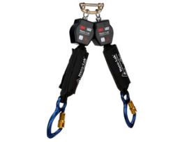 3M™ DBI-SALA® Nano-Lok™ Hot Work Twin-Leg Personal Self-Retracting Lifeline 3100569, Kevlar® Fiber Web, 6 ft