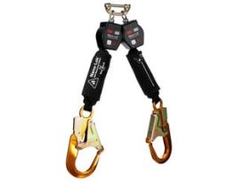 3M™ DBI-SALA® Nano-Lok™ Hot Work Twin-Leg Personal Self-Retracting Lifeline 3100570, Kevlar® Fiber Web, 6 ft