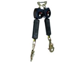 3M™ DBI-SALA® Nano-Lok™ Personal Twin-Leg Self Retracting Lifeline, Web Swivel Snap Hook, 3100549, 6 ft., Class 1, ANSI