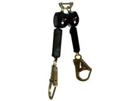 3M™ DBI-SALA® Nano-Lok™ Personal Twin-Leg Self Retracting Lifeline, Web Steel Rebar Hook, 3100551, 6 ft., Class 1, ANSI