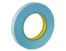 3M™ Repulpable Double Coated Splice Tape R3224B, Blue, 36 mm x 55 m, 6.9 mil, 24 Rolls/Case