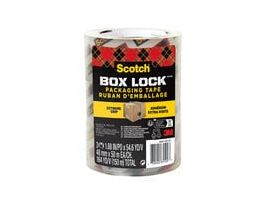 Scotch® Box Lock™ Packaging Tape 3950-LR3-EF, 1.88 in x 54.6 yd (48 mm x 50 m), 3 Pack
