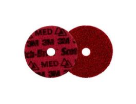 Scotch-Brite™ Precision Surface Conditioning Disc, PN-DH, Medium, 4 in x 5/8 in, 100 ea/Case