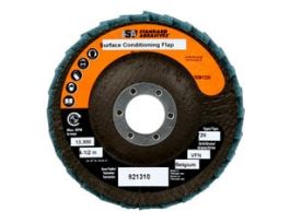 Standard Abrasives™ Surface Conditioning Flap Disc, 821310, 4-1/2 in x 7/8 in VFN, 5/Carton, 50 ea/Case
