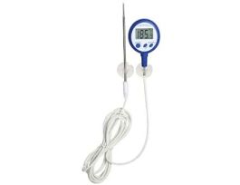 Precision Lollipop Digital Thermometer with Calibration, Cabled