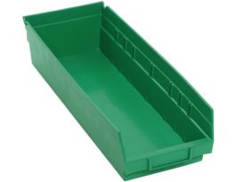 17 7/8INX 6 5/8INX 4IN SHELF BIN GREEN